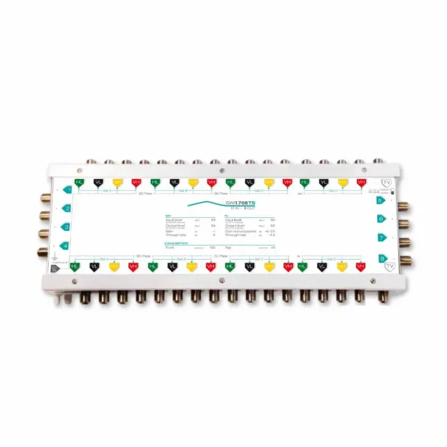 Fracarro SWI1708TS multiswitch 17 ingressi 8 uscite