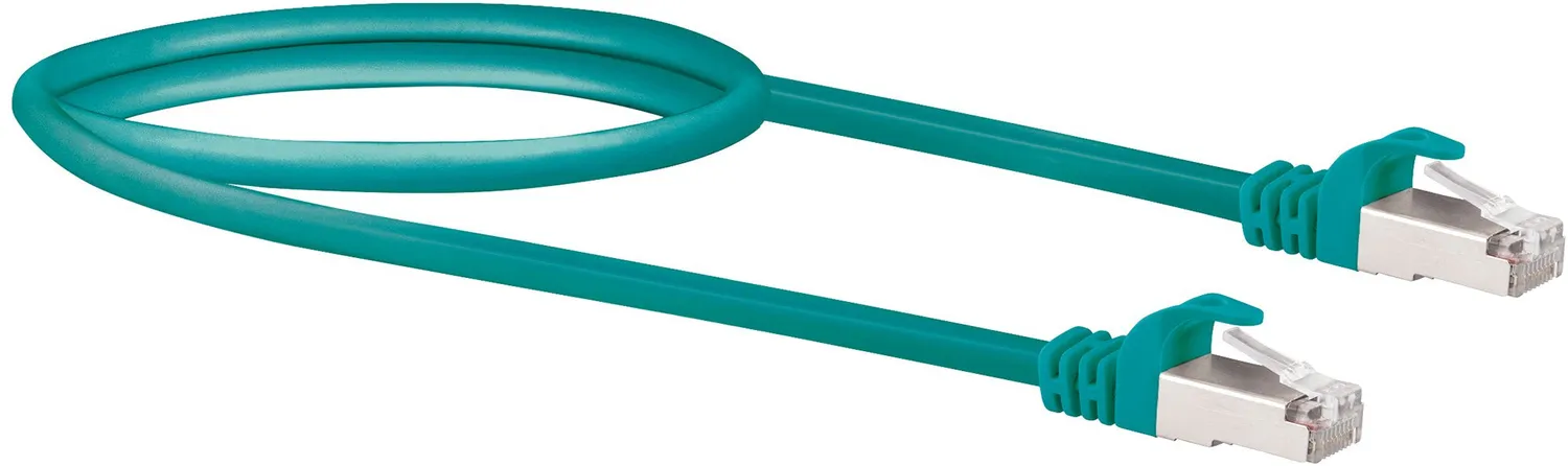 Schwaiger Cavo Rete Cat6 SF/UTP RJ45 Verde 1 m