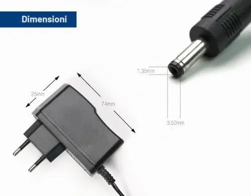 Edision alimentatore universale 5V 2A 2pin EU