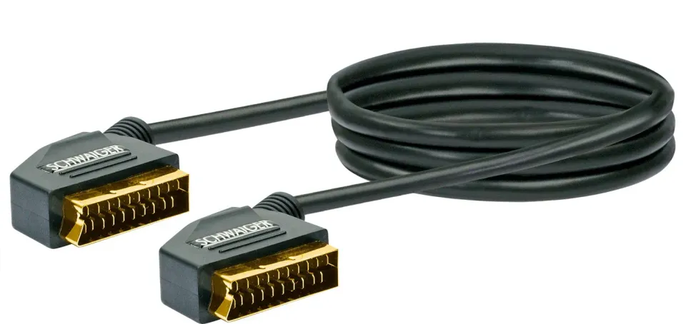 SCHWAIGER Cavo SCART 1,5 m segnale analogico