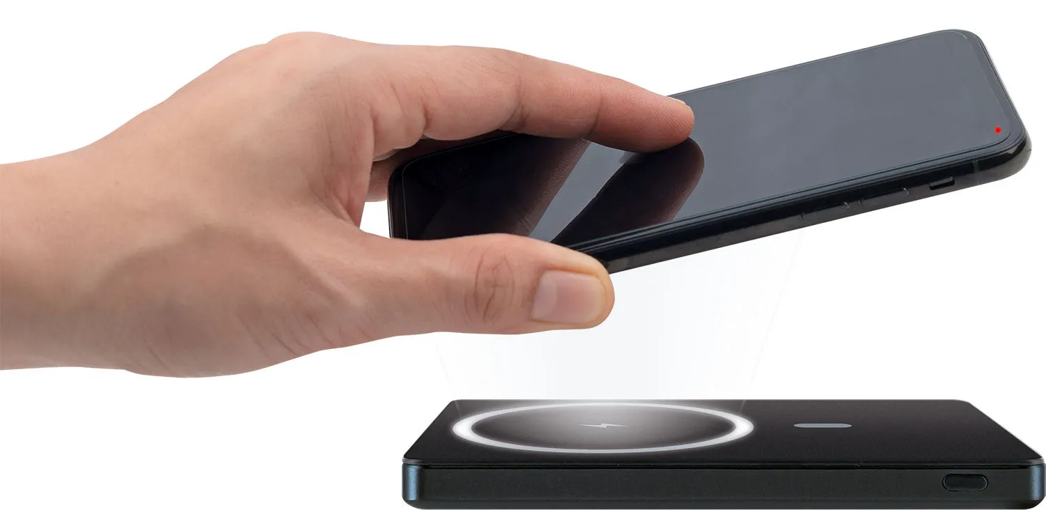 SCHWAIGER Power bank magnetico Qi 5000 mAh nero 15W