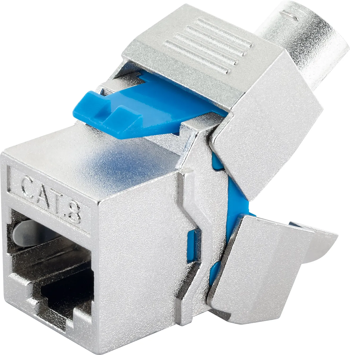 Schwaiger Keystone NKSS0081 modulo rete CAT8 grigio