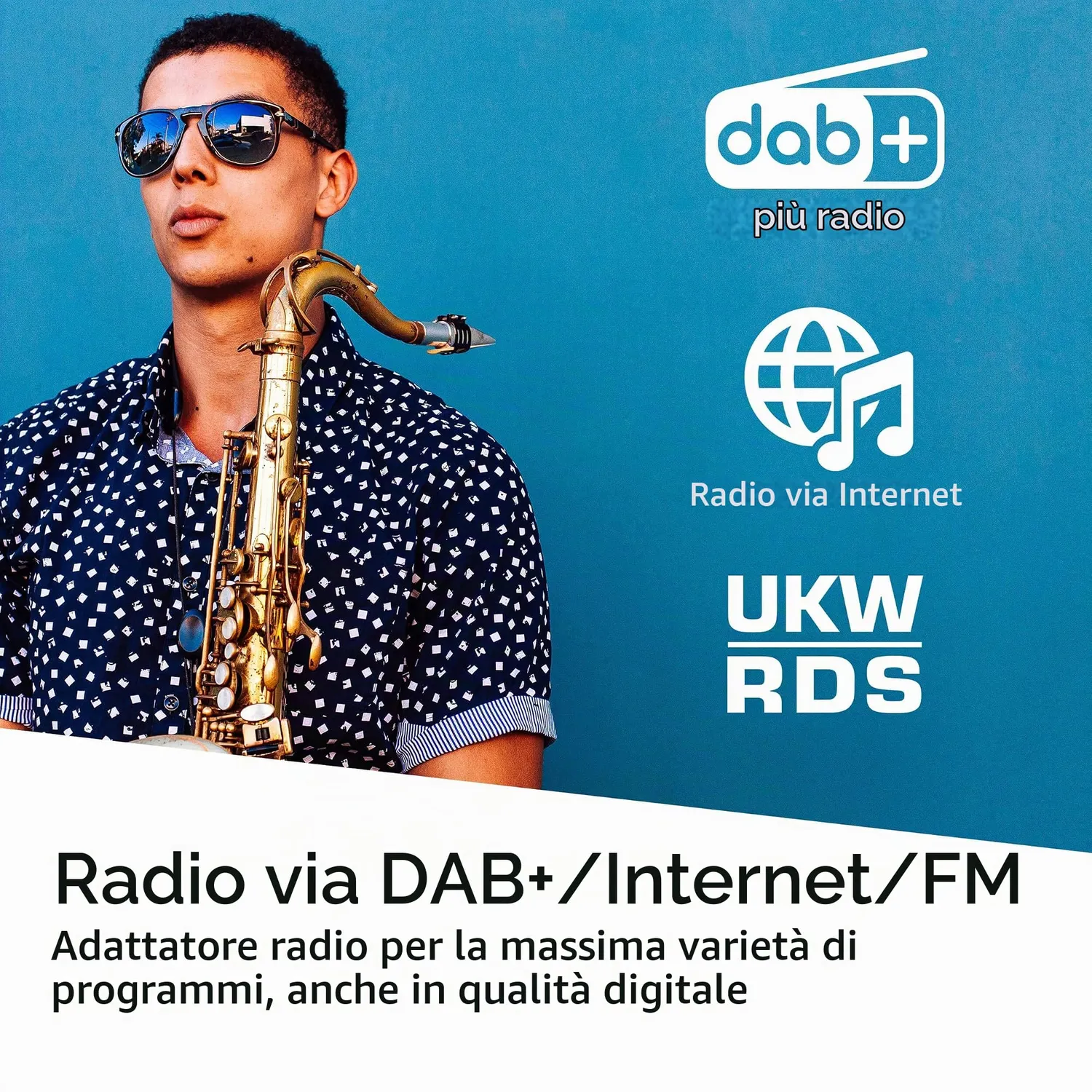 TechniSat DigitRadio 21 IR radio sottopensile Internet bianca