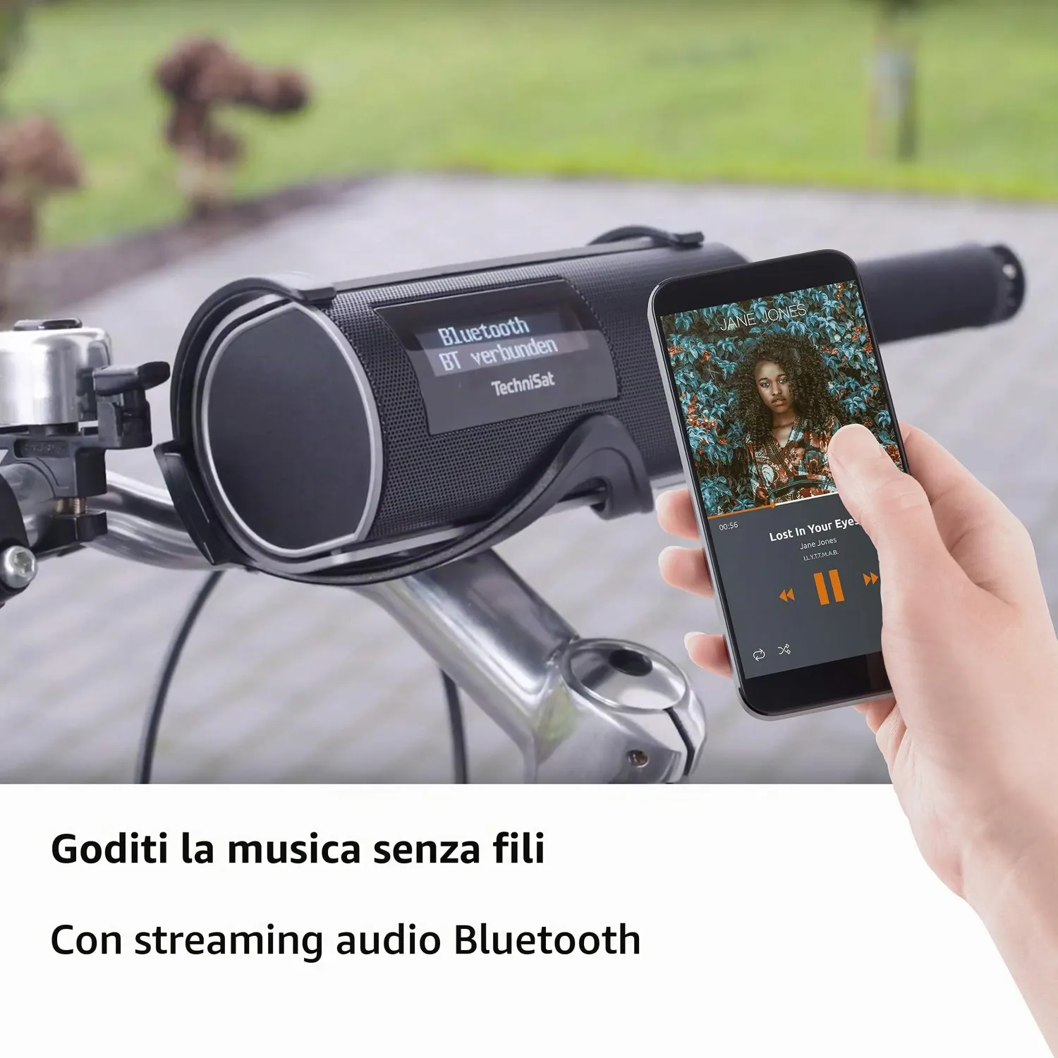 Technisat DigitRadio Bike 1 radio bici DAB+ nera IP65