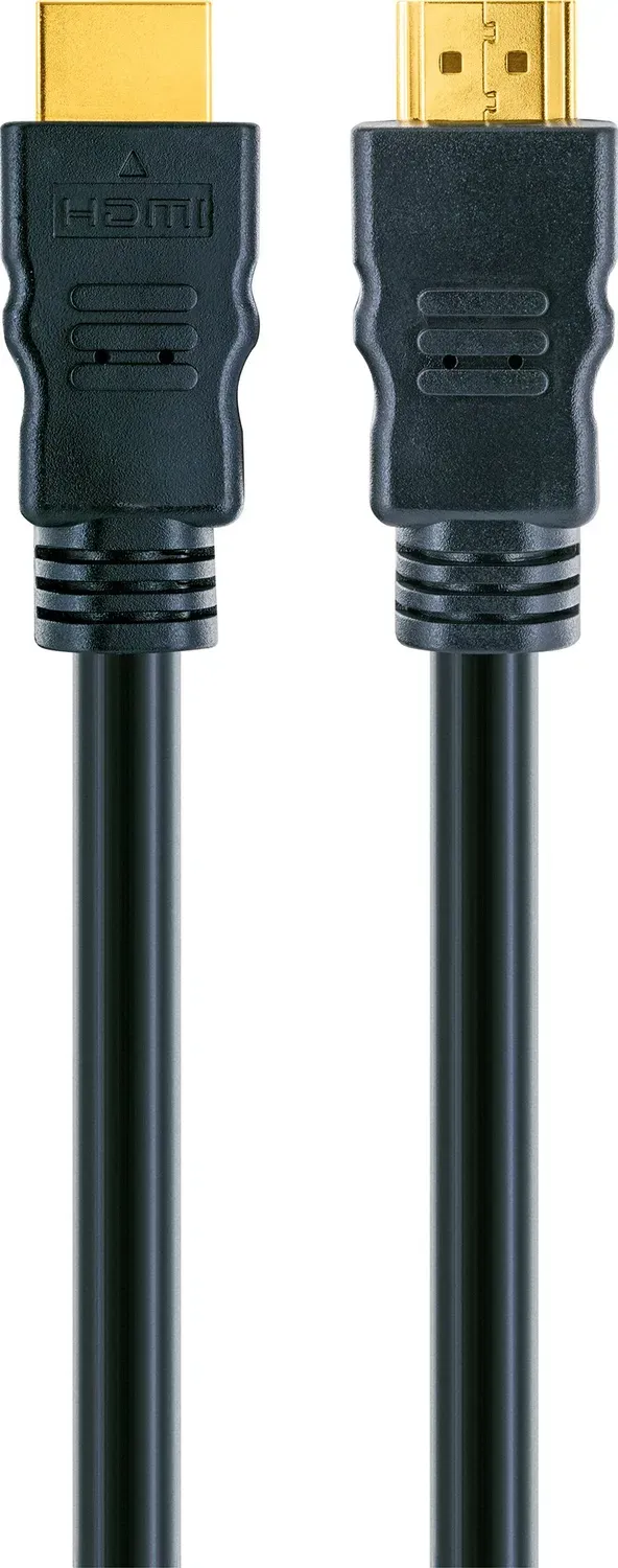 Schwaiger cavo HDMI Ethernet 4K 10 m nero oro