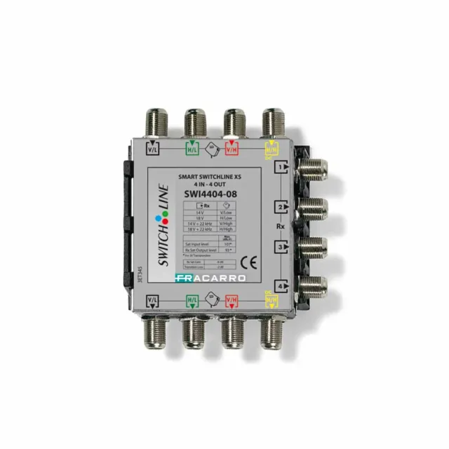 Fracarro SWI4404-08 multiswitch cascata 4 ingressi 4 uscite