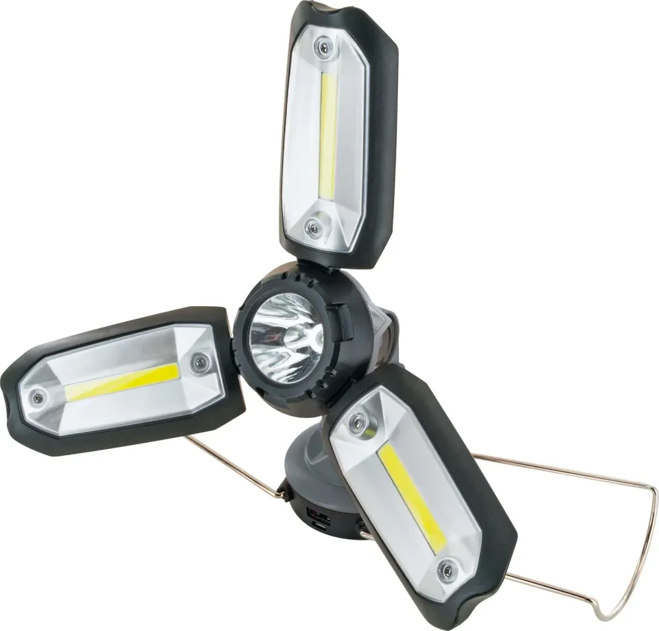 Schwaiger lampada campeggio LED con power bank