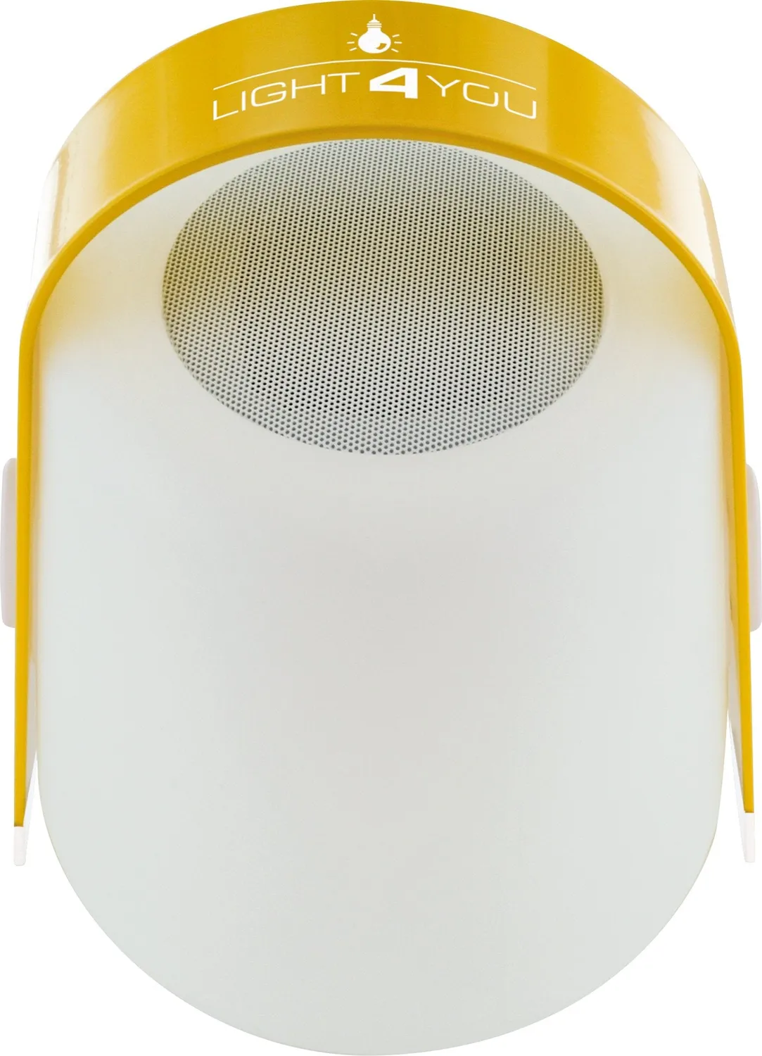Schwaiger Lampada da tavolo LED RGB con speaker Bluetooth bianca
