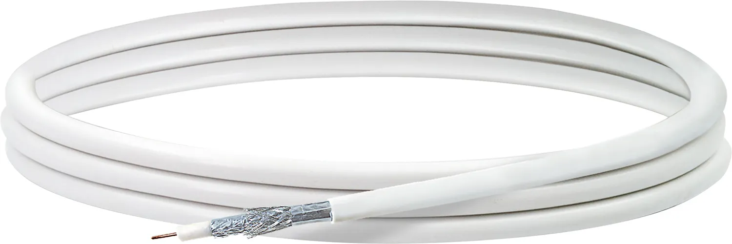 Schwaiger Cavo Coassiale SAT 10 m Bianco 110 dB Classe A