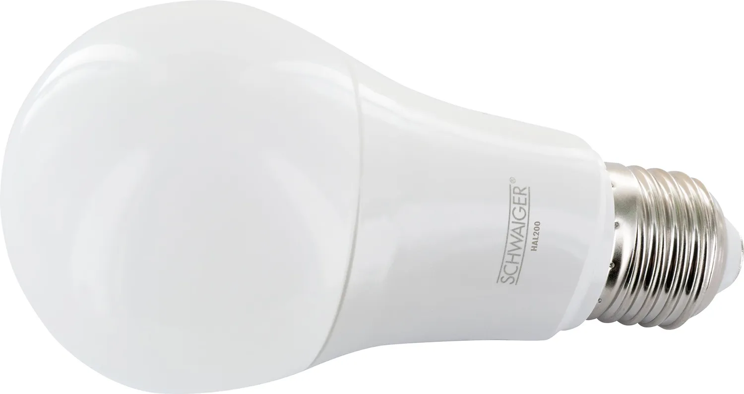Schwaiger Lampadina Smart LED E27 9W bianco caldo-freddo