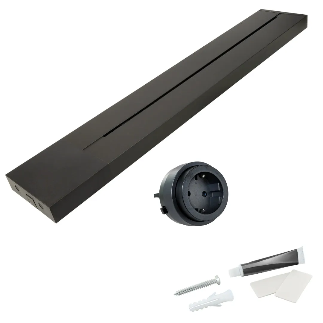 Schwaiger Binario Prese Alluminio Click Twist 50cm Bianco