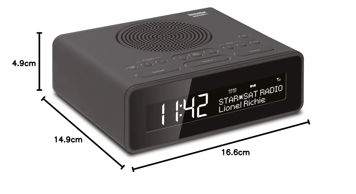 TechniSat DIGITRADIO 51 radiosveglia DAB+ nero doppia sveglia