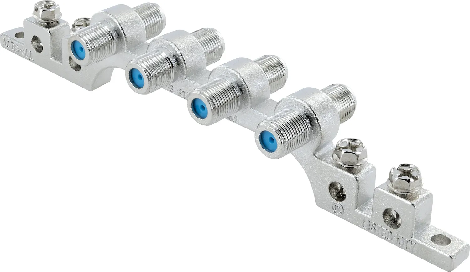 Schwaiger blocco messa a terra F 4 vie coassiale