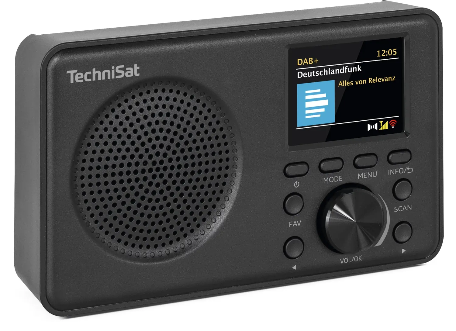 TechniSat Viola 2 C BT radio DAB portatile bianco nero