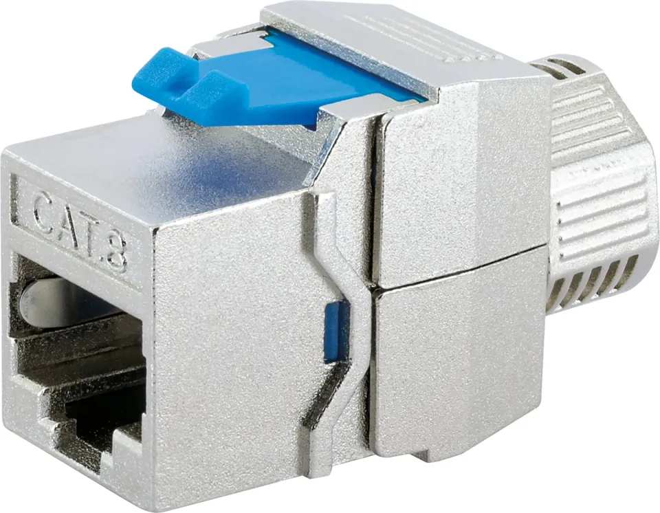 Schwaiger Keystone NKSS0081 modulo rete CAT8 grigio