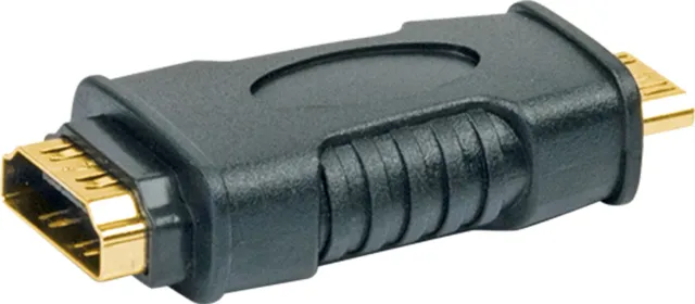 Schwaiger Adattatore HDMI Mini 4K nero alta velocità
