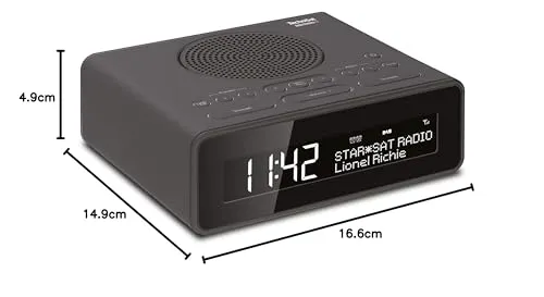 TechniSat DIGITRADIO 51 radiosveglia DAB+ nero doppia sveglia