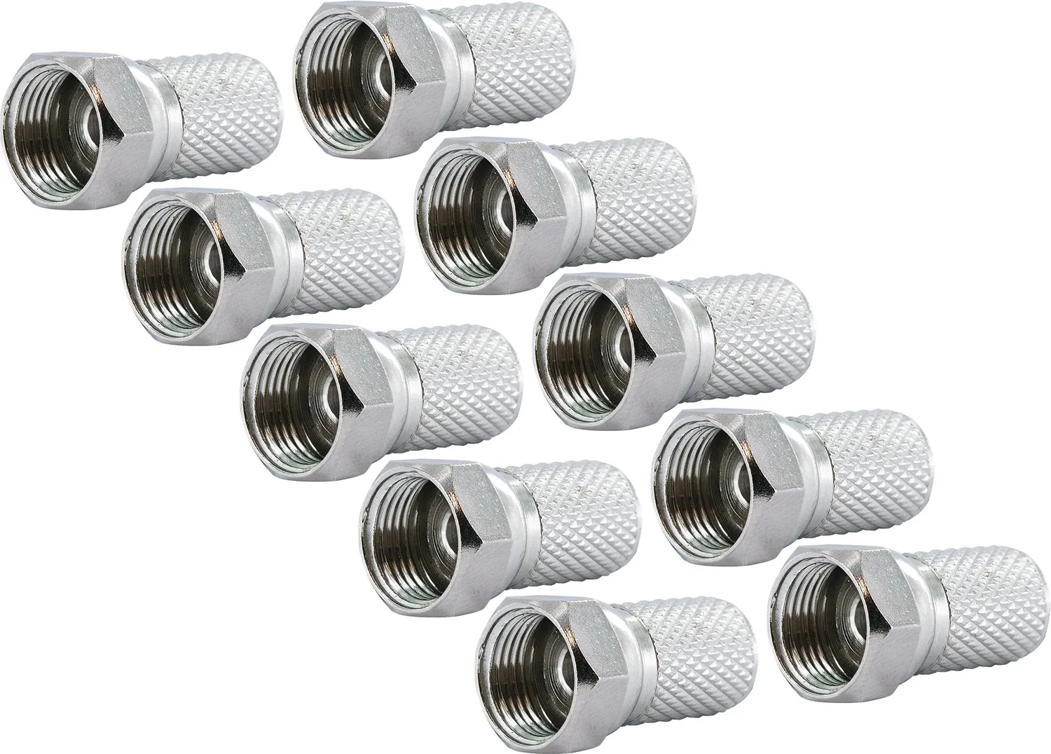 Schwaiger Connettore F a Vite 7 mm per Cavo Coassiale