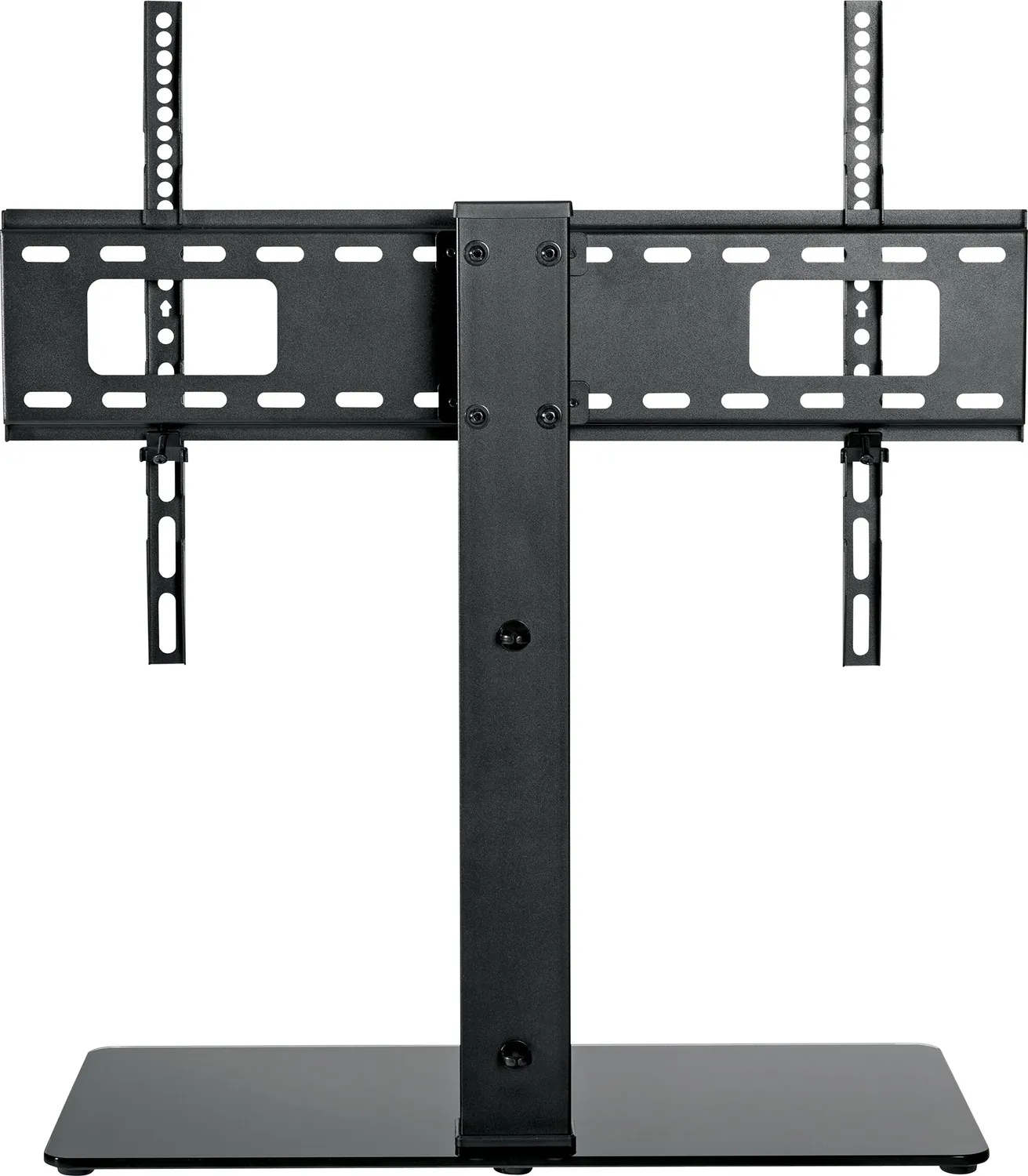 Schwaiger Supporto TV Tavolo 37-70" Vetro Nero Girevole