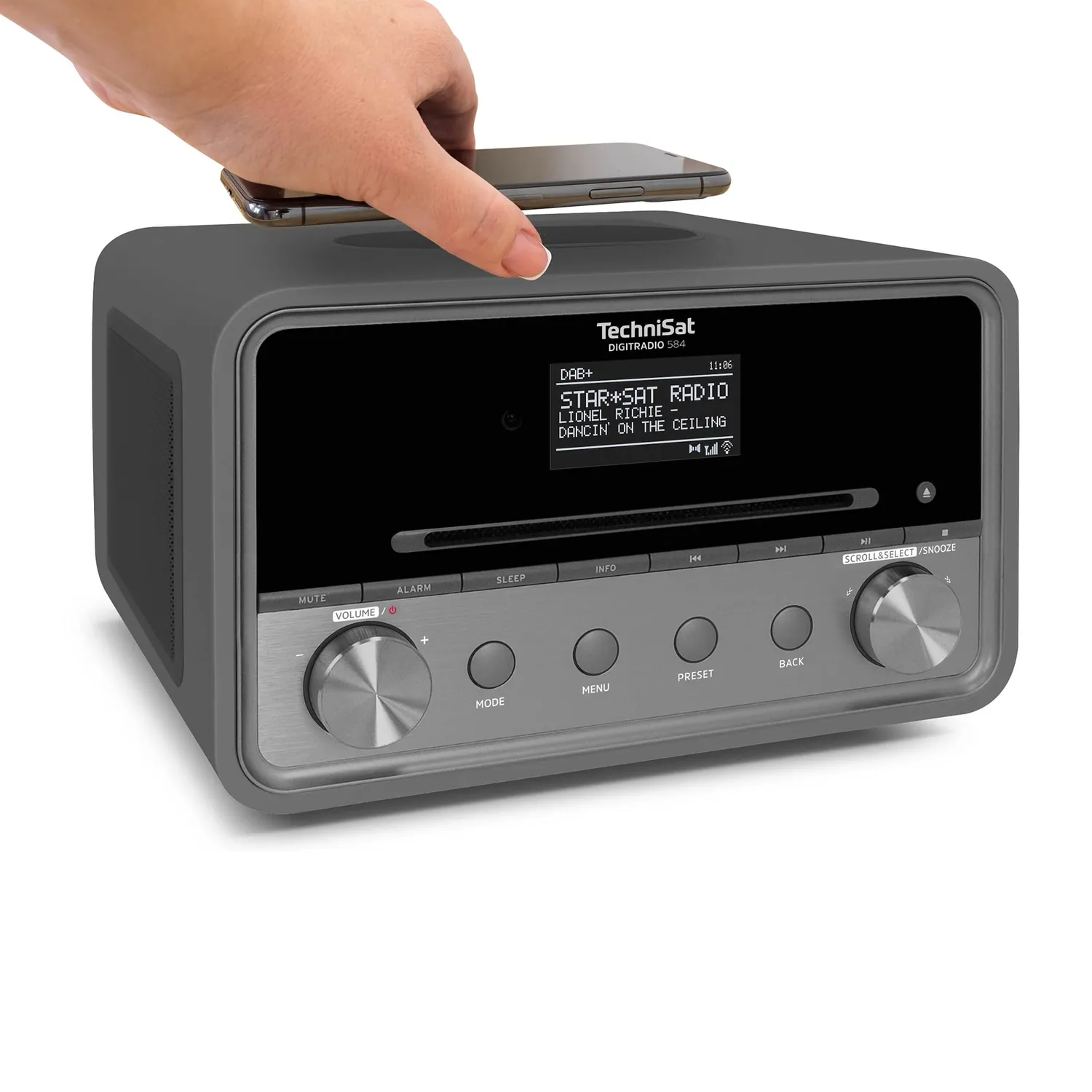 TechniSat DIGITRADIO 584 Radio stereo antracite CD Bluetooth