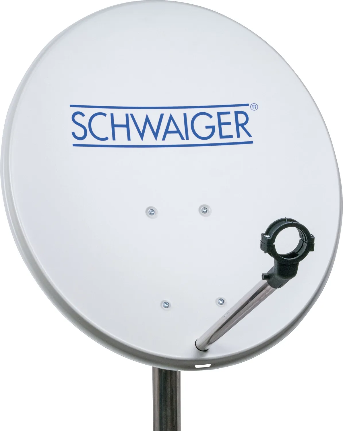 SCHWAIGER parabola acciaio 55 cm kit twin 2 utenti