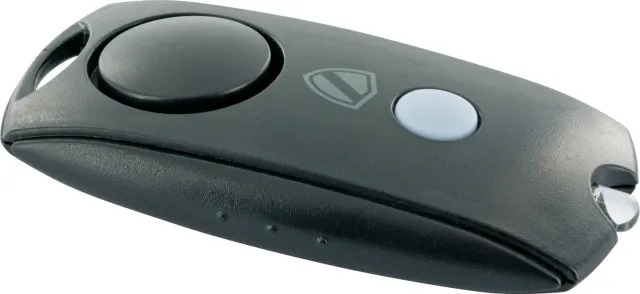 SCHWAIGER Allarme Panico 110 dB Nero con Torcia LED