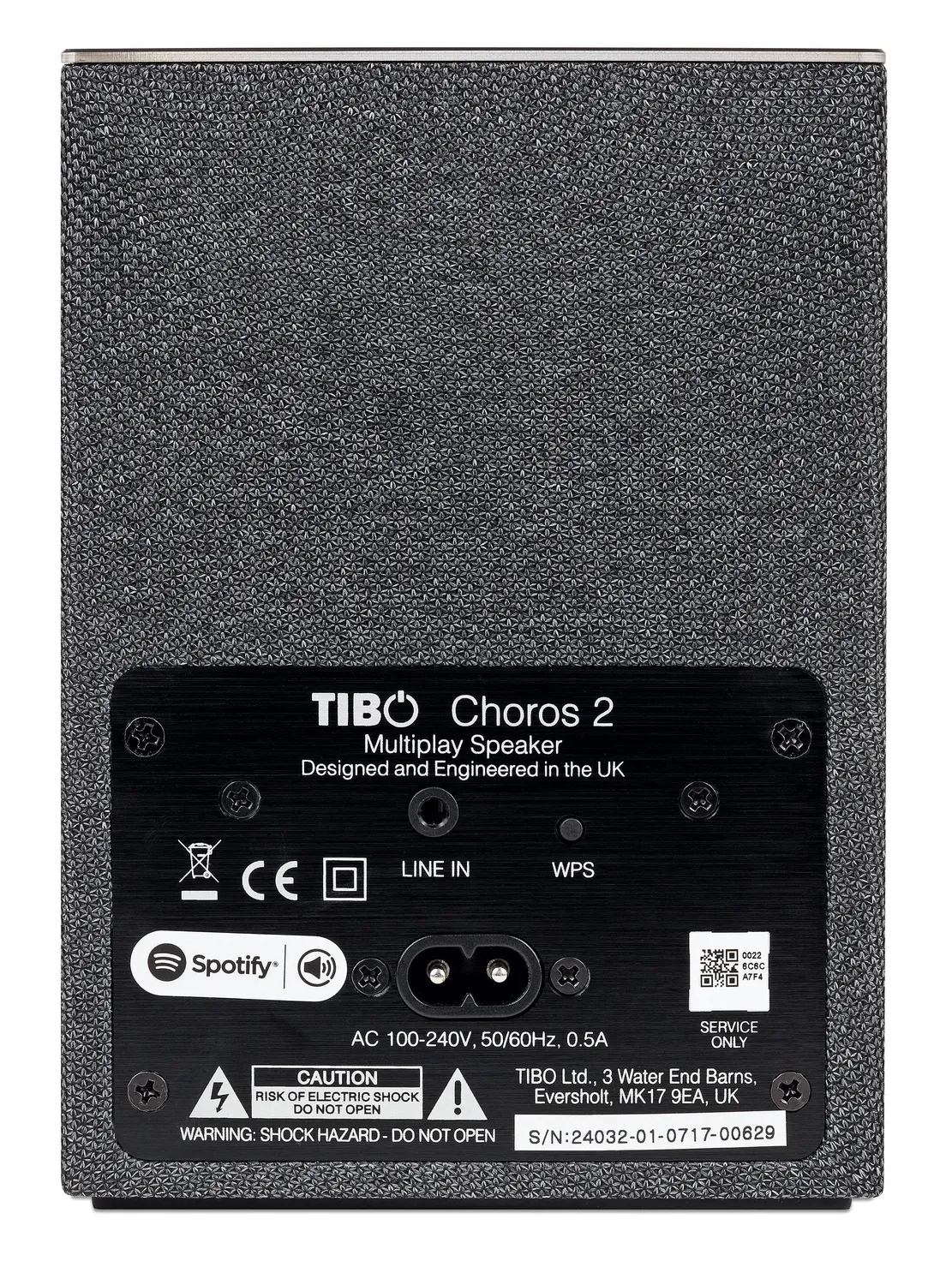 Schwaiger Tibo cassa WiFi 30W Bluetooth legno nera
