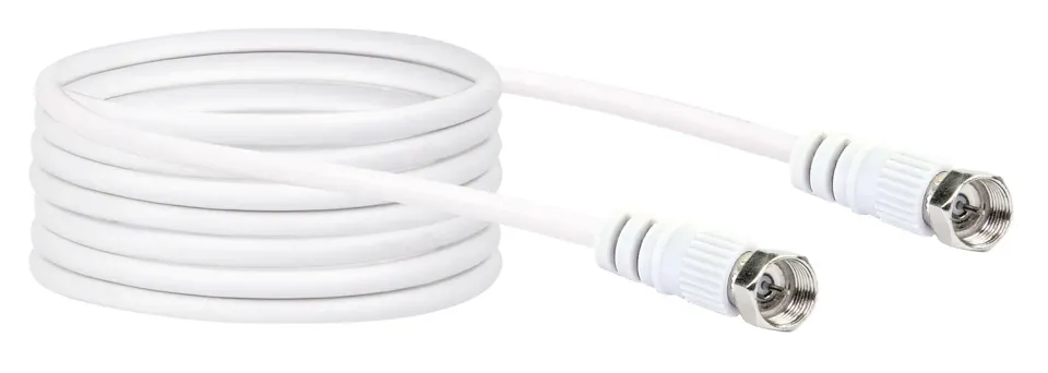 SCHWAIGER cavo SAT 75dB 1,5m bianco