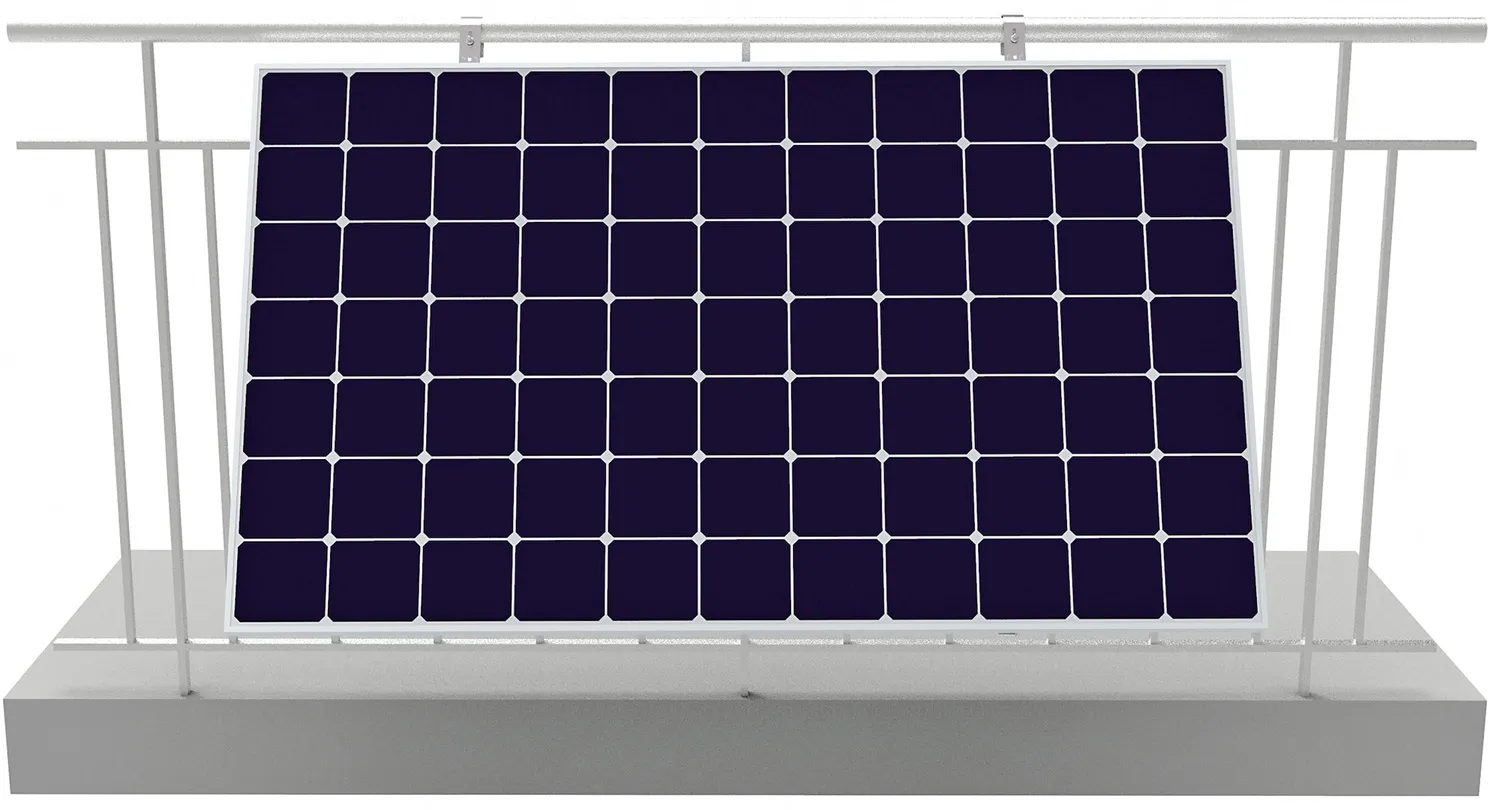 Schwaiger SOGM0200 staffa ringhiera pannello solare argento 30 kg