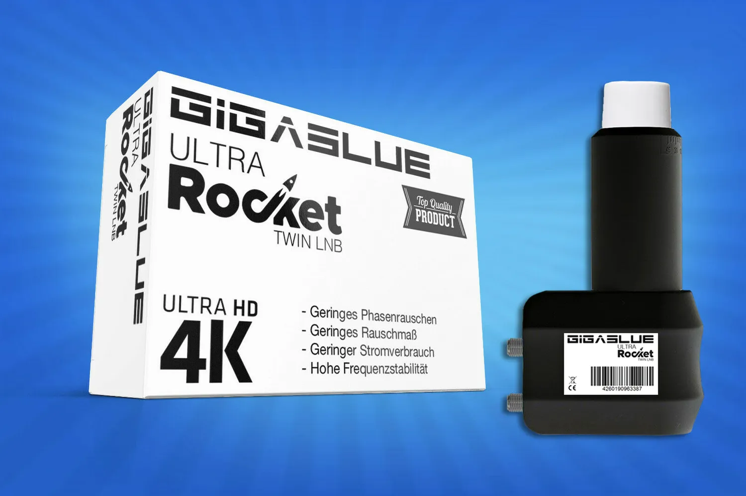 GigaBlue Ultra Rocket Twin LNB 0,1dB 2 uscite