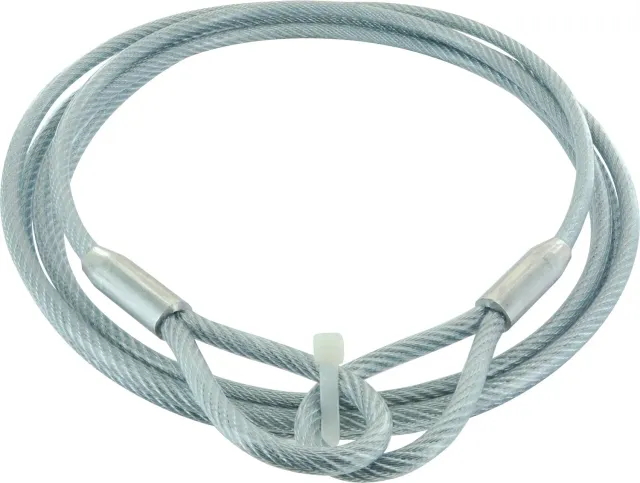 SCHWAIGER Cavo Acciaio Antifurto 3 m Argento Ø6 mm