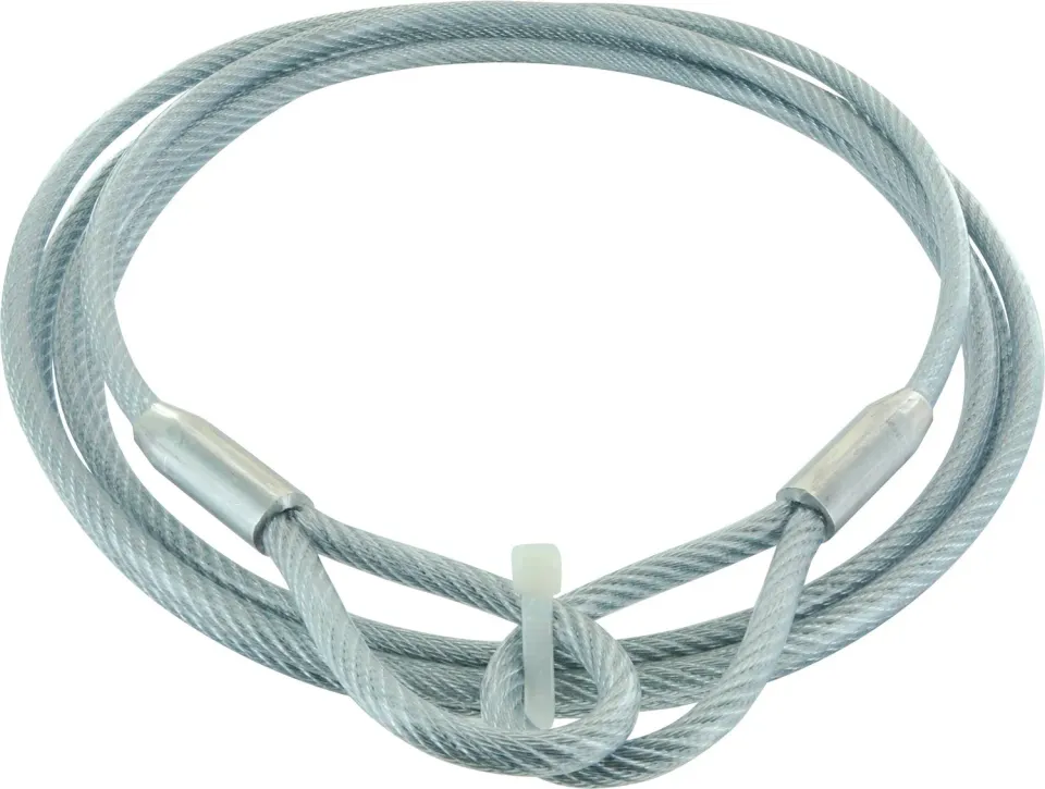SCHWAIGER Cavo Acciaio Antifurto 3 m Argento Ø6 mm