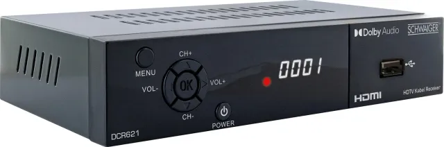 SCHWAIGER receiver DVB-C HD FTA cavo Full HD