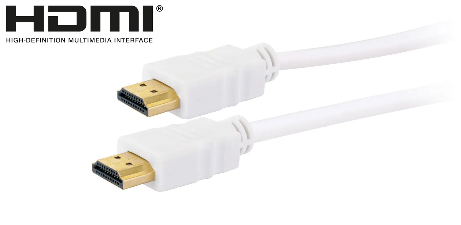 Schwaiger cavo HDMI High Speed Ethernet 1,5 m bianco 4K