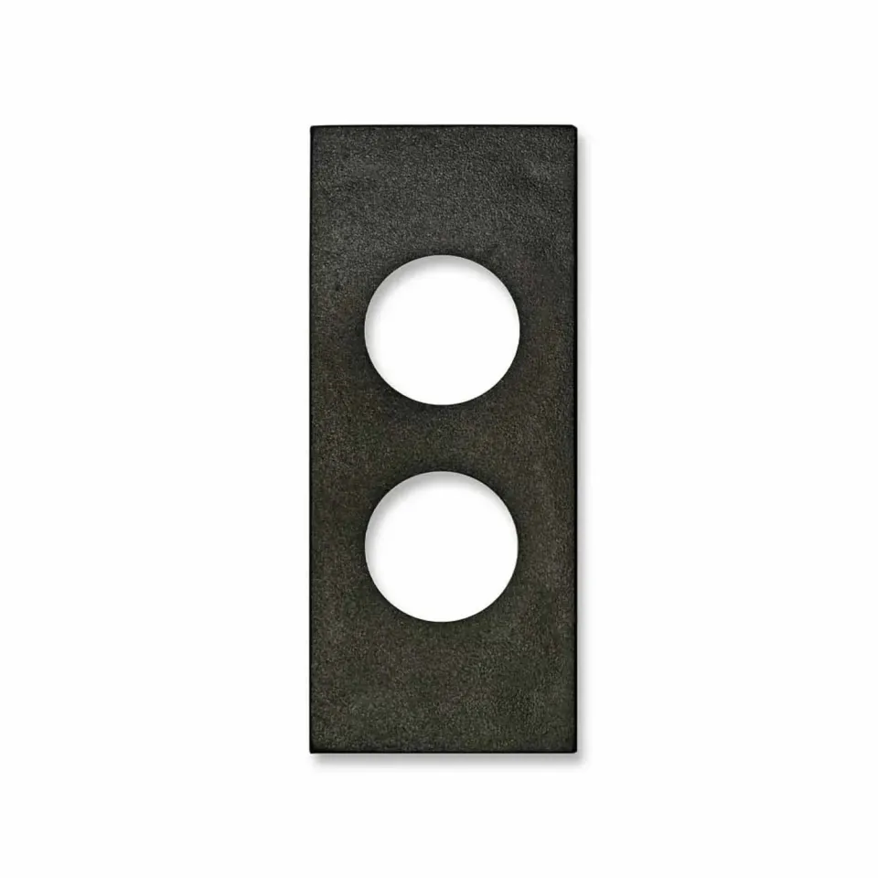 Fracarro VI-LI-N2 adattatore Vimar Linea nero 2 fori PDM