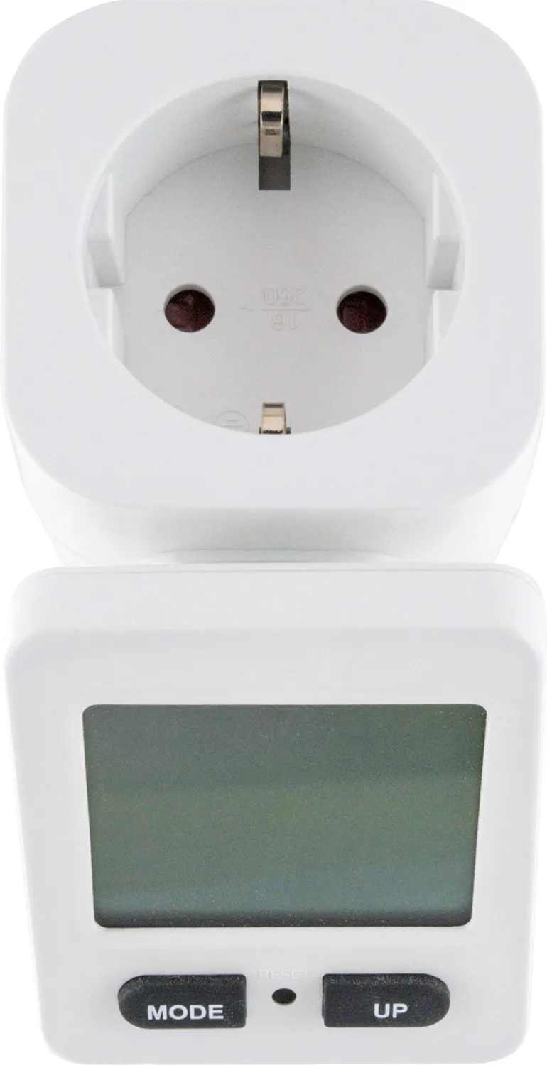 Schwaiger Misuratore Energia da Presa Display Girevole 3680W