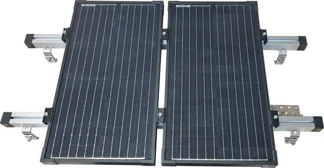 SCHWAIGER Kit fissaggio tegole fotovoltaico 2 moduli alluminio