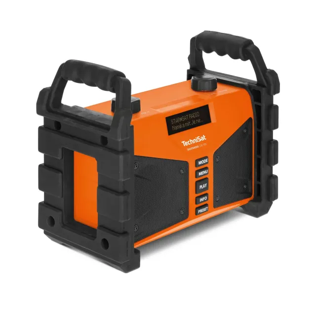 TechniSat DIGITRADIO 230 OD Radio Cantiere DAB+ Arancione IP65