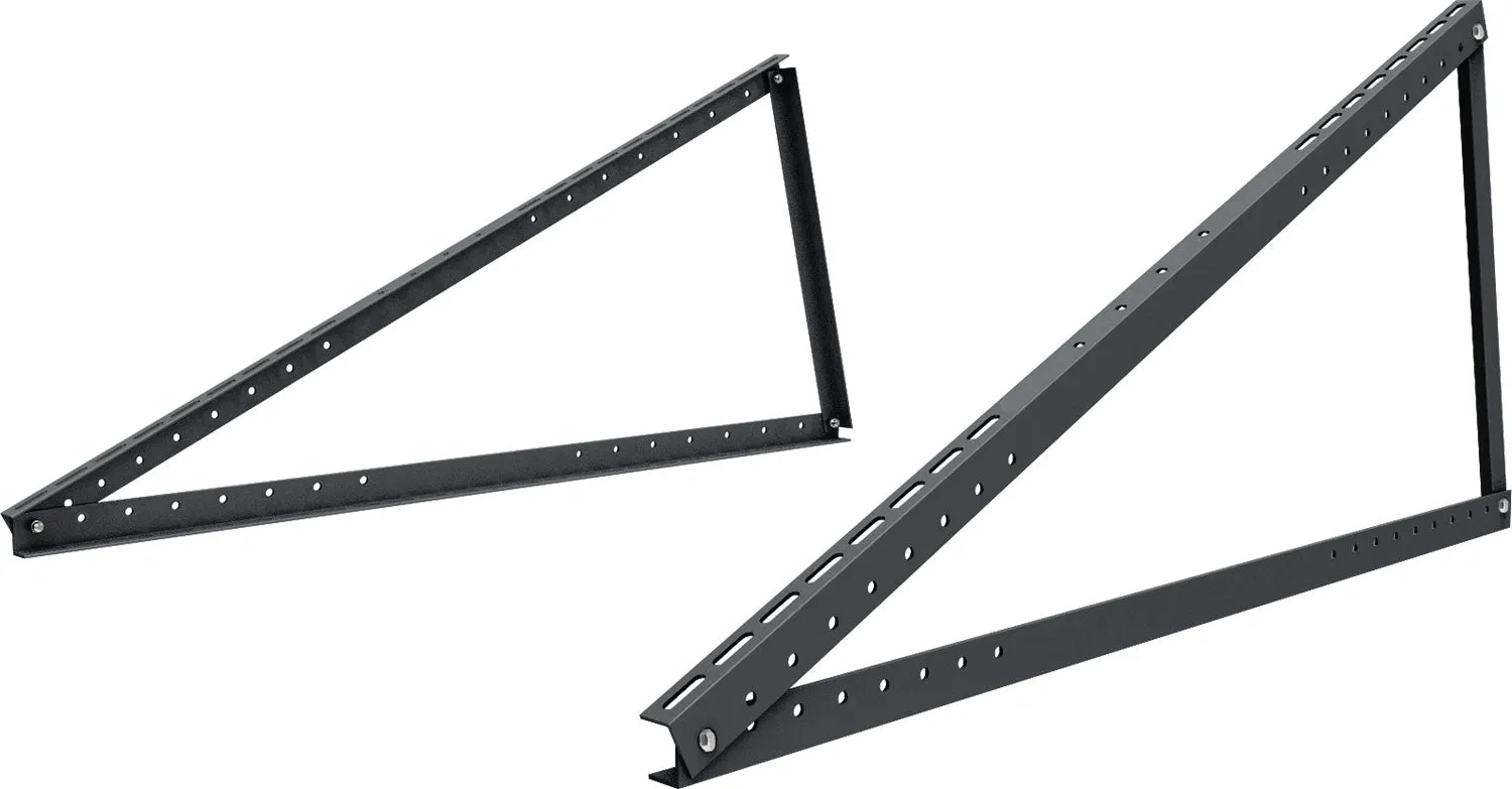 Schwaiger Telaio Solare Alluminio Nero Balcone
