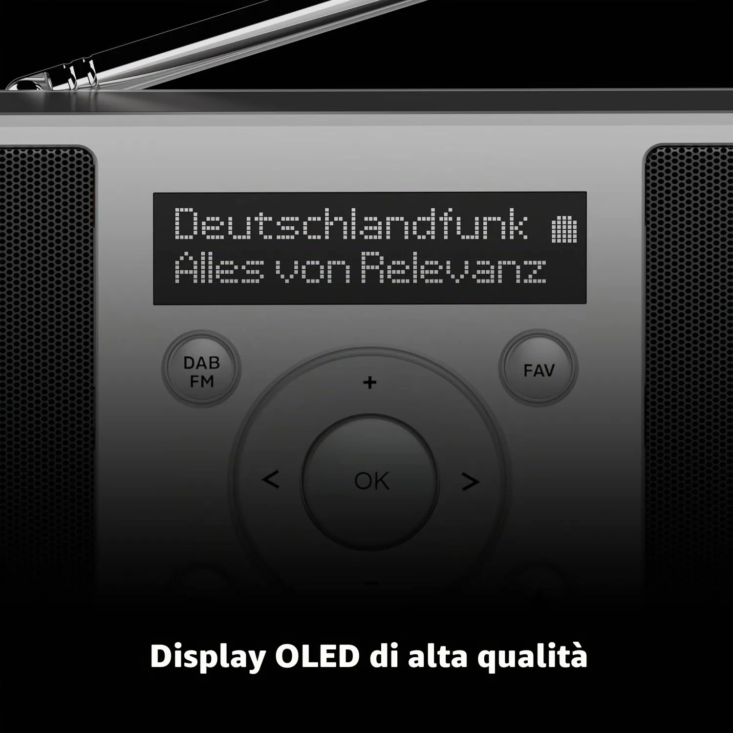 TechniSat DIGITRADIO 1 S radio DAB portatile argento