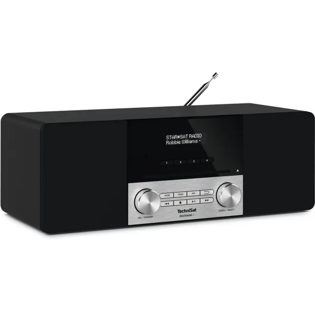 TechniSat DIGITRADIO 3 Radio DAB+ Nera CD Bluetooth 20W