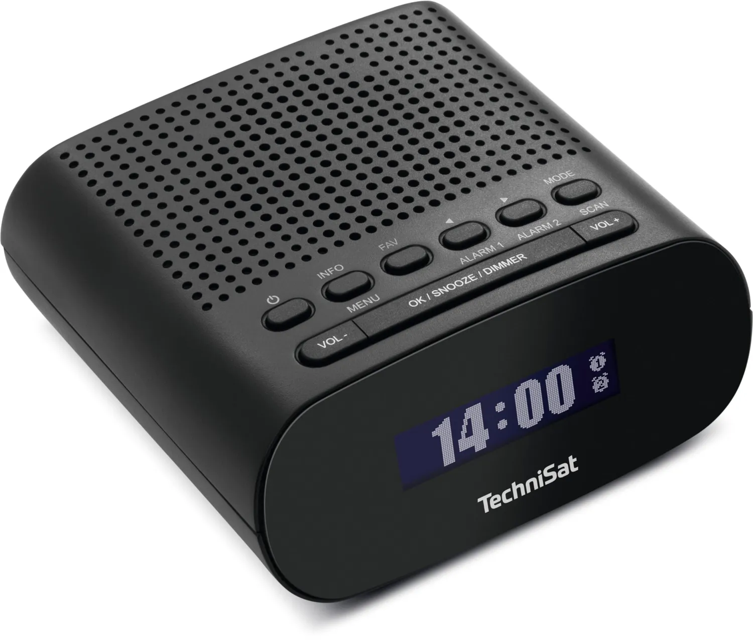 TechniSat TechniRadio 50 Radiosveglia DAB+ FM Nera