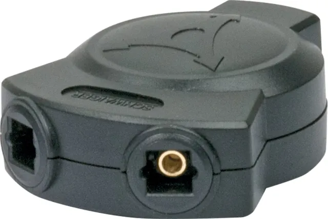 Schwaiger Sdoppiatore Ottico Toslink a Y 1 IN 2 OUT