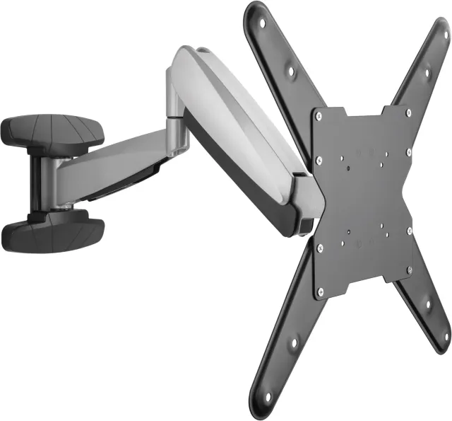 SCHWAIGER Supporto TV parete 23-55" nero altezza regolabile