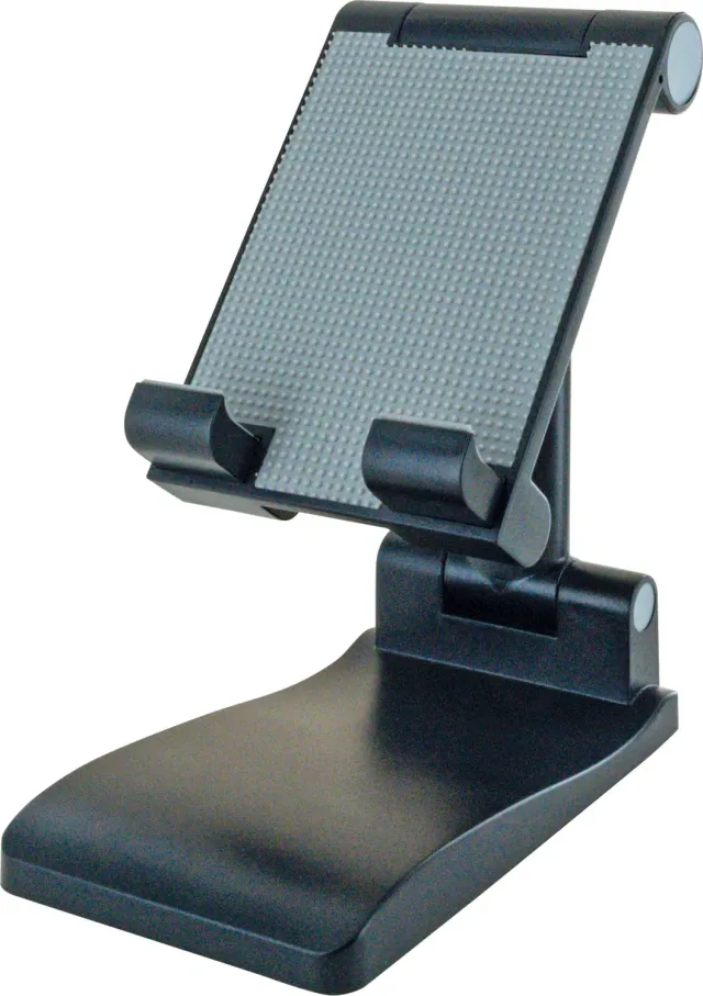 SCHWAIGER Supporto Smartphone Universale Regolabile Nero Pieghevole