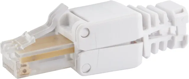 Schwaiger Connettori Rete RJ45 Cat 5e Senza Attrezzi 2 Pezzi