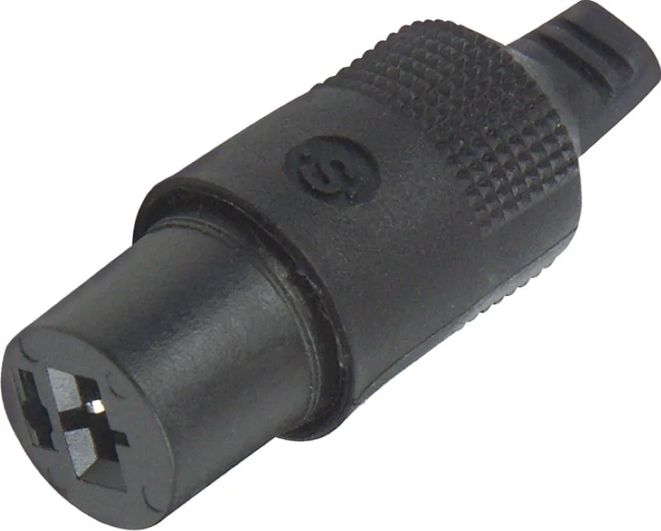 Schwaiger Presa Altoparlante DIN 41529 Nera 2 Pezzi