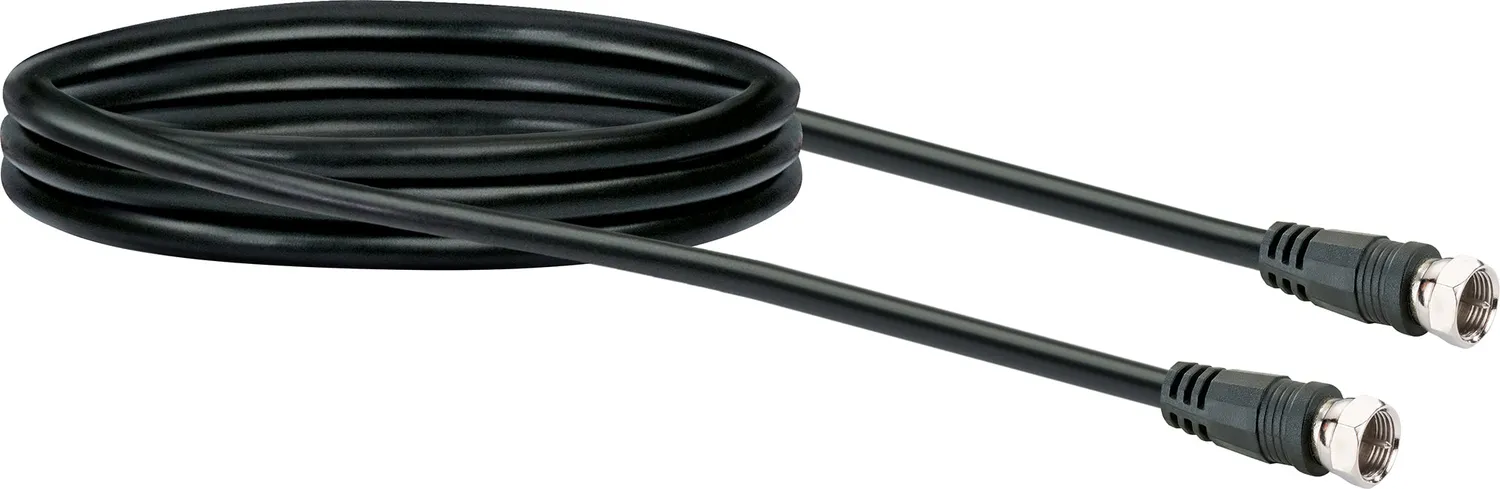 SCHWAIGER cavo SAT antenna 90dB 1,5 m nero