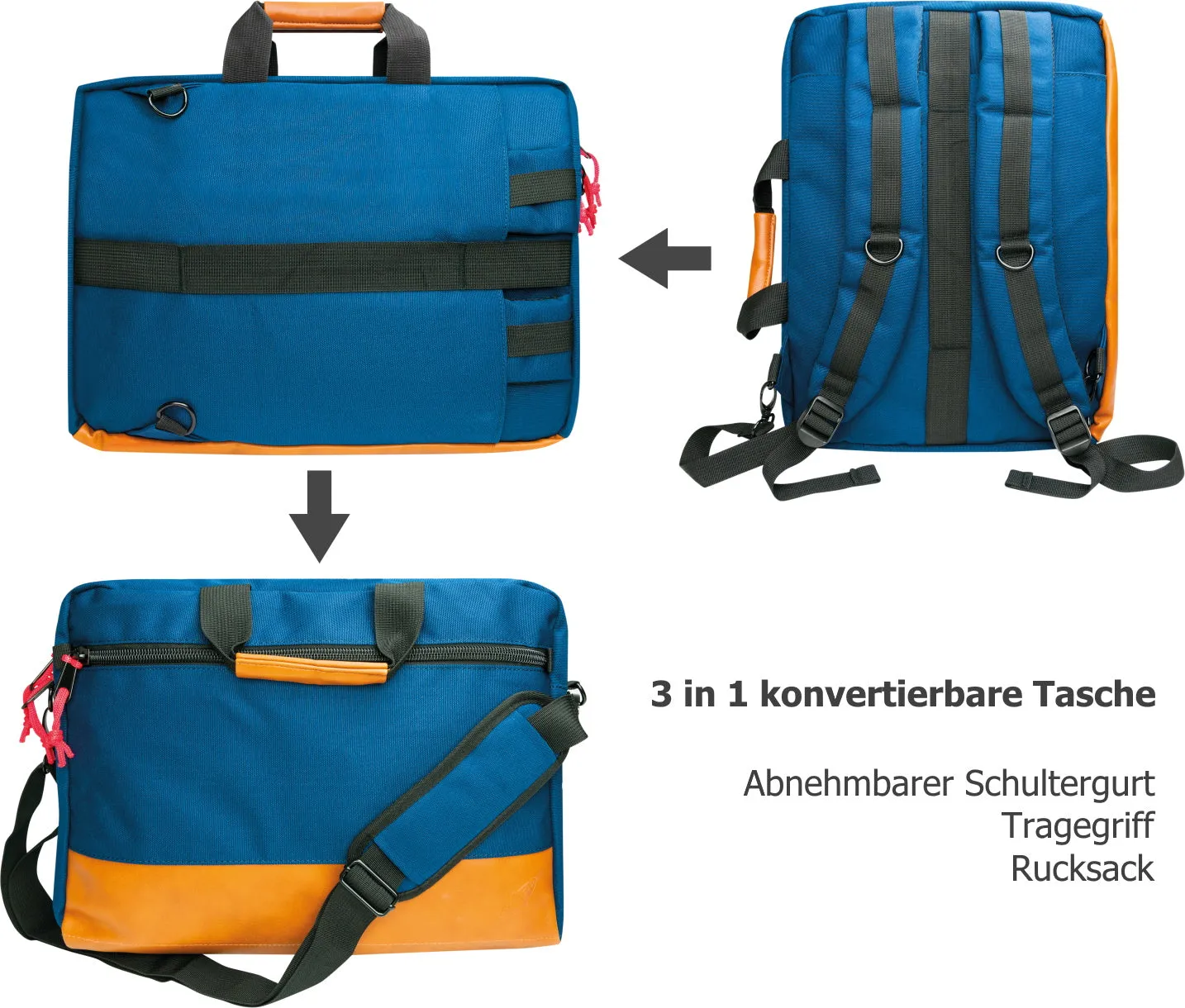 Schwaiger Scope Borsa portatile 15,6" zaino tracolla