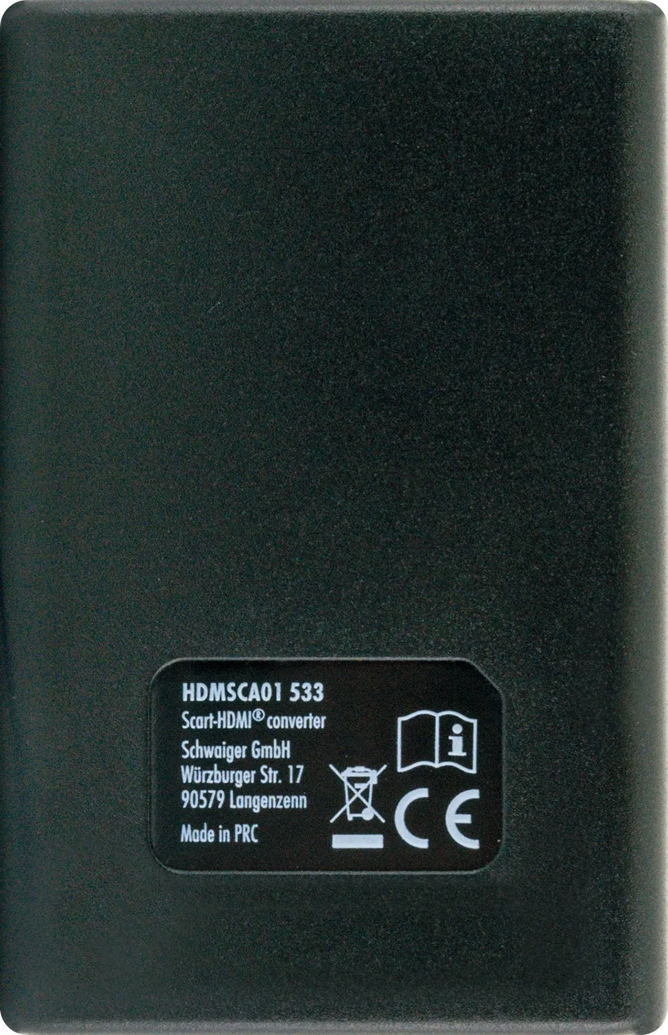 Schwaiger Convertitore SCART-HDMI Full HD 1080p nero
